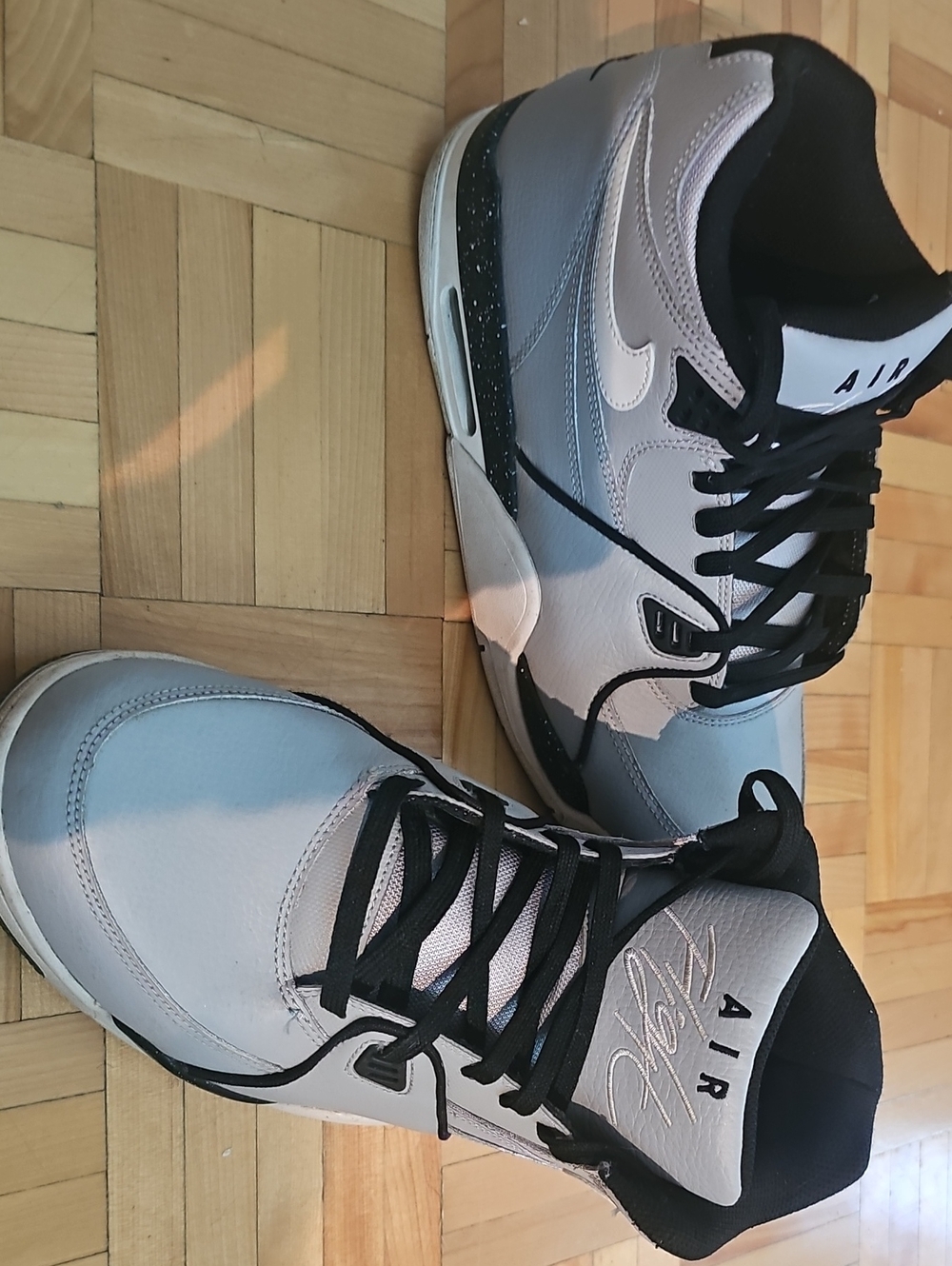 Nike Grey, White & Black Air Sneakers